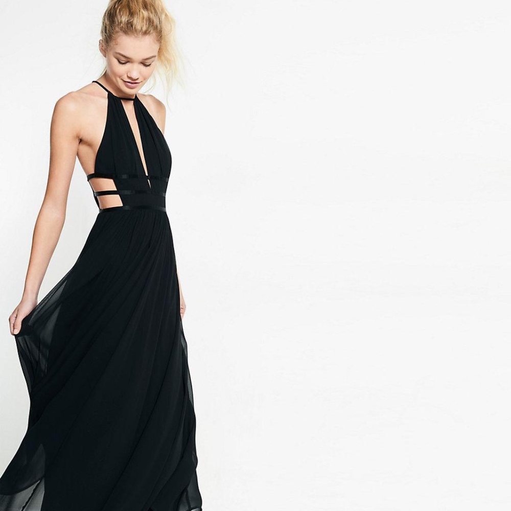 Express Maxi Grecian Dress